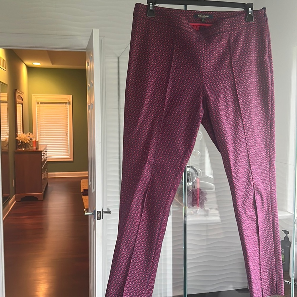 Brooks brothers side zip geo pants